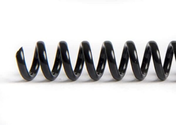 Spiral Plastic Coil Black