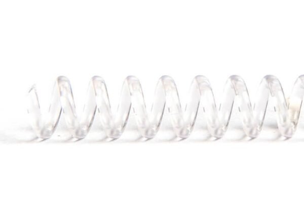 Spiral Plastic Coil Clear