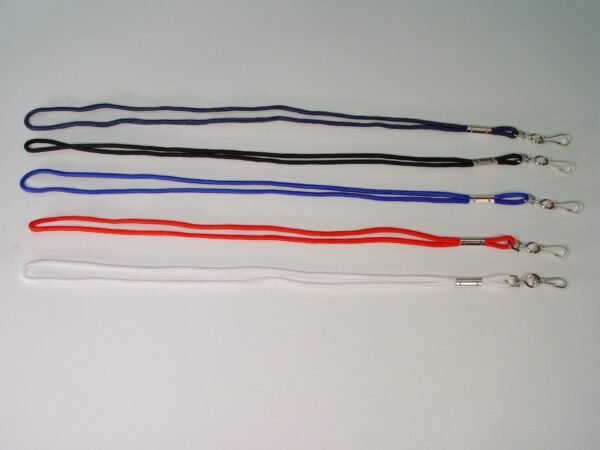 Lanyard cords round 5 colors