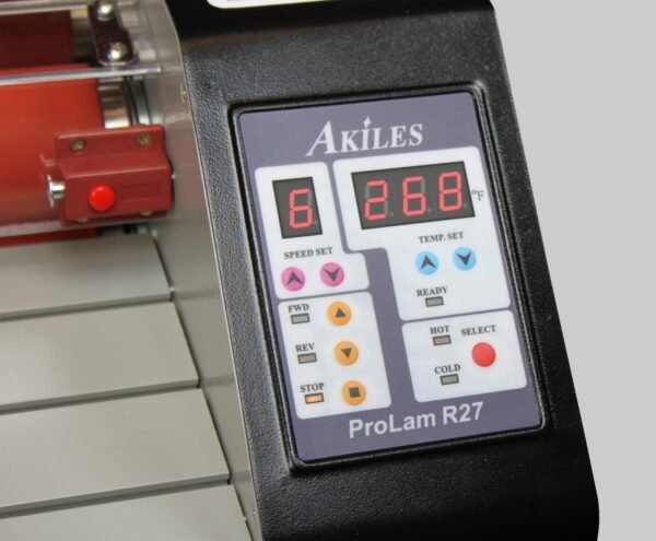 Akiles Laminator R27 Control Panel