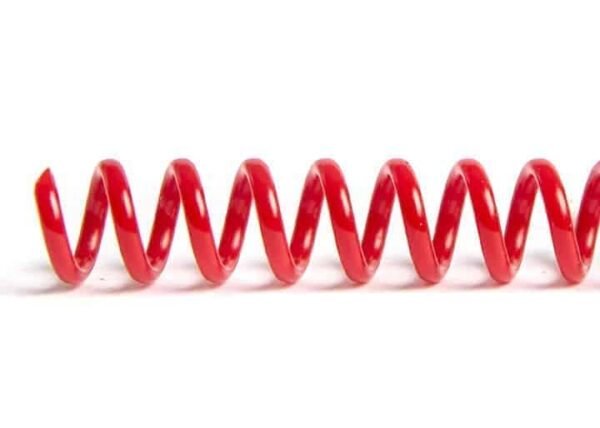 Spiral Plastic Coil Red