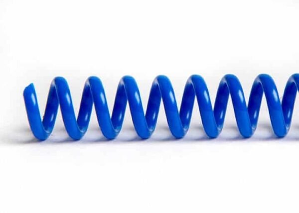 Spiral Plastic Coil Royal Blue