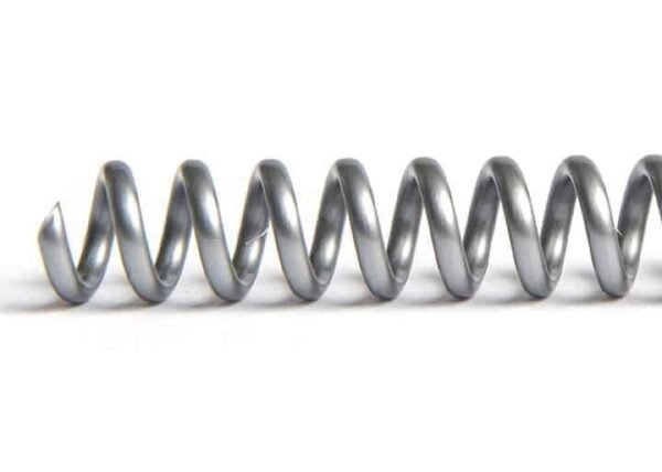 Spiral Plastic Coil Silver