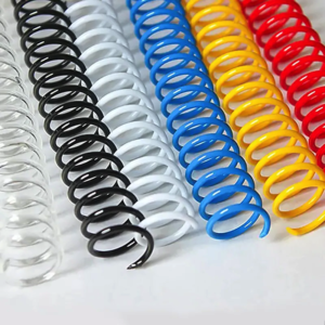 Plastic Spiral Coil Bindings 4 to 1 - 12" long