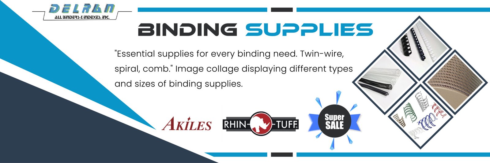 Binding Supplies Banner