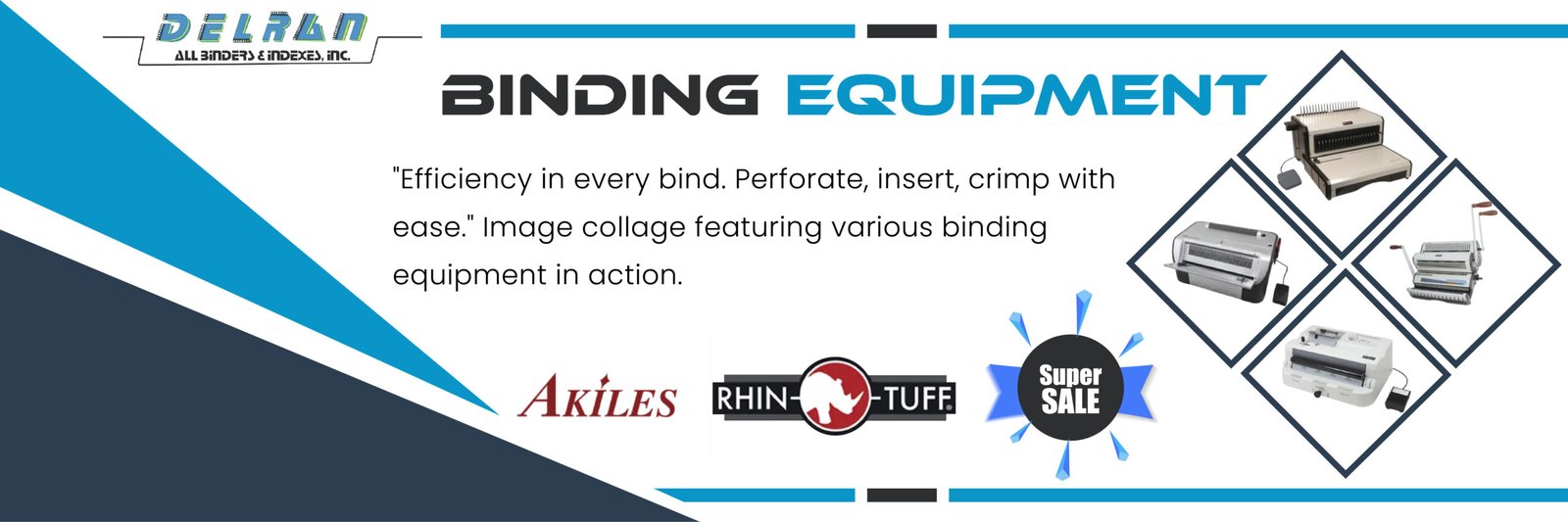 Binding Equipment Banner